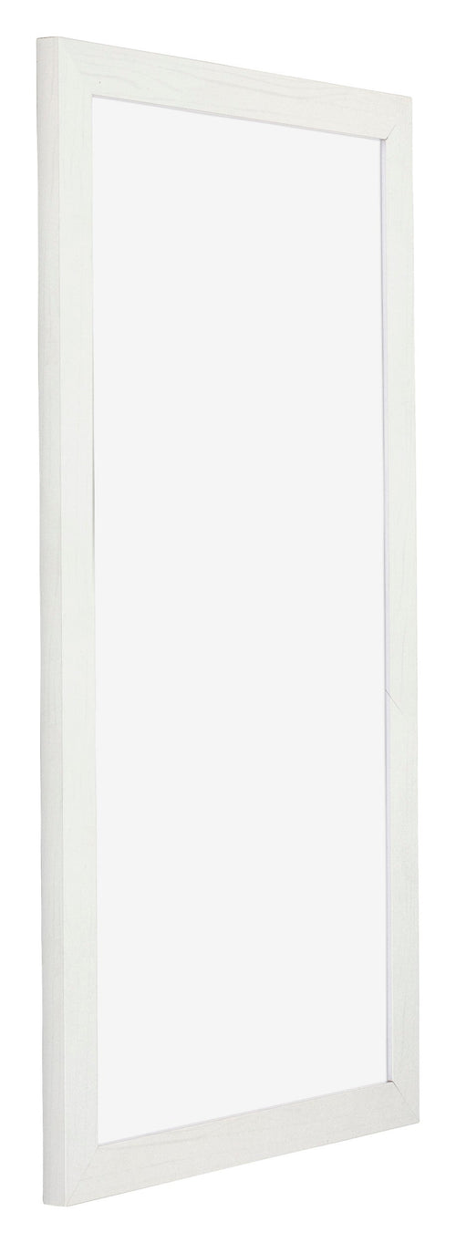 Mura MDF Fotolijst 20x40cm Wit Geveegd Voorzijde Schuin | Yourdecoration.nl