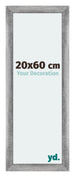 Mura MDF Fotokader 20x60cm Grijs Geveegd Voorzijde Maat | Yourdecoration.nl