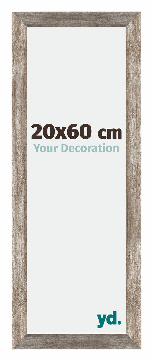 Mura MDF Fotolijst 20x60cm Metaal Vintage Voorzijde Maat | Yourdecoration.nl