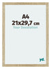 Mura MDF Fotolijst 21x29 7cm A4 Sonoma Eiken Maat | Yourdecoration.nl