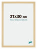 Mura MDF Fotolijst 21x30cm Ahorn Decor Voorzijde Maat | Yourdecoration.nl