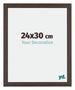 Mura MDF Fotolijst 24x30cm Eiken Donker Voorzijde Maat | Yourdecoration.nl