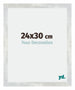 Mura MDF Fotolijst 24x30cm Zilver Glanzend Vintage Voorzijde Maat | Yourdecoration.nl