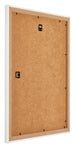 Mura MDF Fotolijst 25x30cm Wit Geveegd Achterzijde Schuin | Yourdecoration.nl