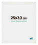Mura MDF Fotolijst 25x30cm Wit Geveegd Voorzijde Maat | Yourdecoration.nl