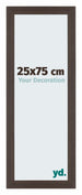 Mura MDF Fotolijst 25x75cm Eiken Donker Voorzijde Maat | Yourdecoration.nl
