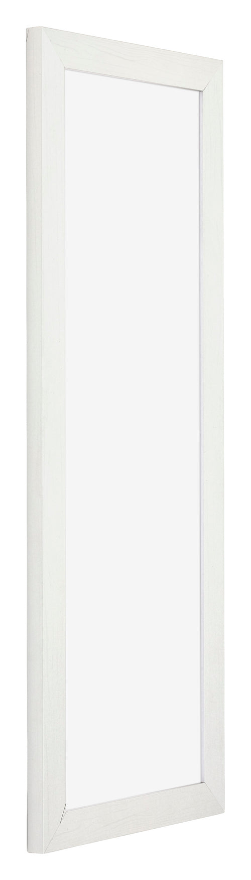 Mura MDF Fotolijst 25x75cm Wit Geveegd Voorzijde Schuin | Yourdecoration.nl