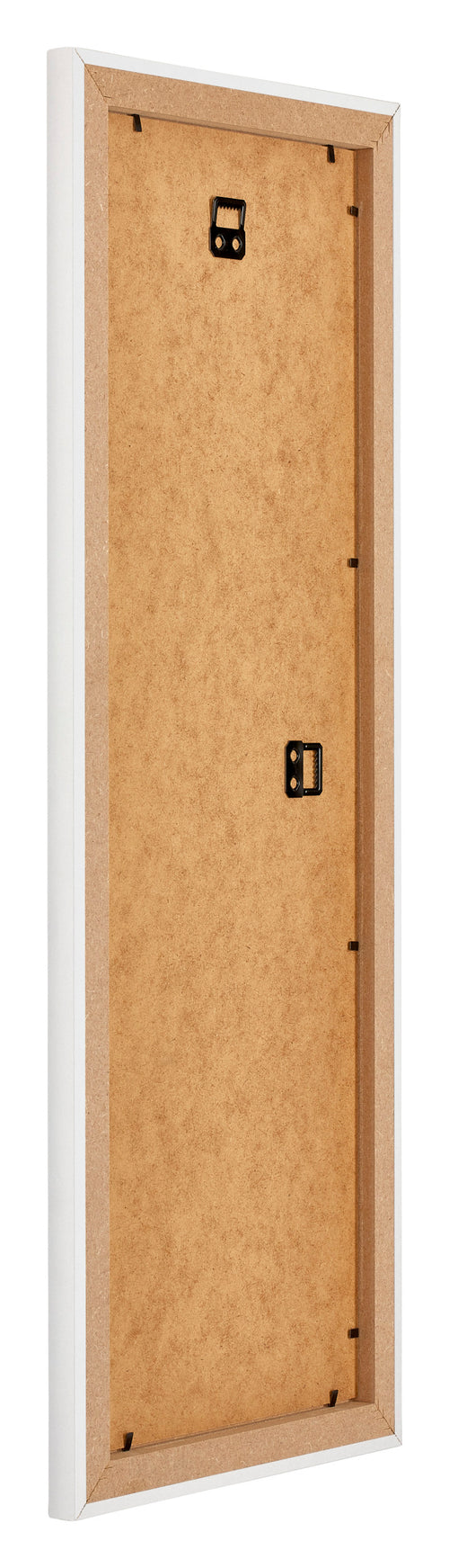 Mura MDF Fotolijst 25x75cm Wit Hoogglans Achterzijde Schuin | Yourdecoration.nl