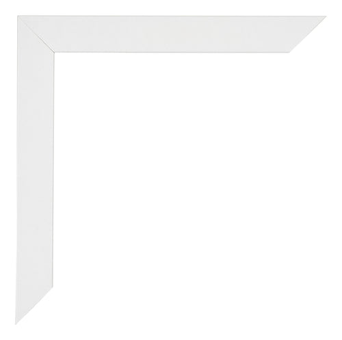 Mura MDF Fotolijst 25x75cm Wit Hoogglans Detail Hoek | Yourdecoration.nl