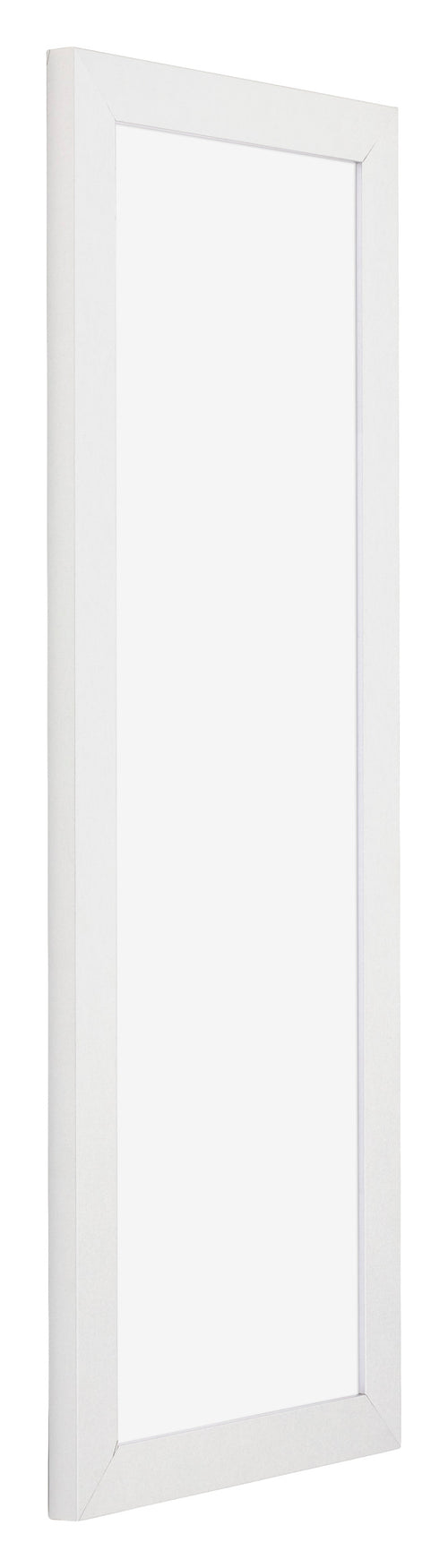 Mura MDF Fotolijst 25x75cm Wit Hoogglans Voorzijde Schuin | Yourdecoration.nl