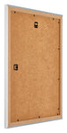 Mura MDF Fotolijst 28x35cm Aluminium Geborsteld Achterzijde Schuin | Yourdecoration.nl
