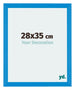 Mura MDF Fotolijst 28x35cm Helder Blauw Voorzijde Maat | Yourdecoration.nl