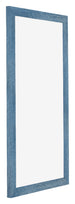 Mura MDF Fotolijst 30x60cm Helder Blauw Geveegd Voorzijde Schuin | Yourdecoration.nl