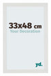 Mura MDF Fotolijst 33x48cm Wit Mat Voorzijde Maat | Yourdecoration.nl
