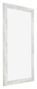 Mura MDF Fotolijst 33x48cm Zilver Glanzend Vintage Voorzijde Schuin | Yourdecoration.nl