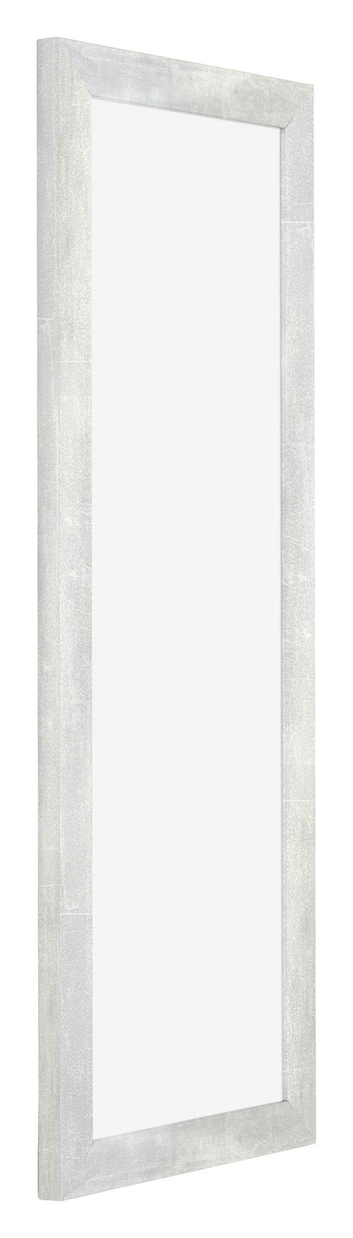Mura MDF Fotolijst 33x98cm Zilver Glanzend Vintage Voorzijde Schuin | Yourdecoration.nl
