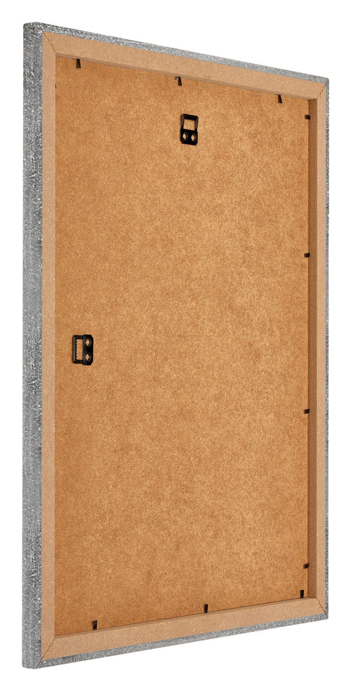 Mura MDF Fotokader 35x45cm Grijs Geveegd Achterzijde Schuin | Yourdecoration.nl