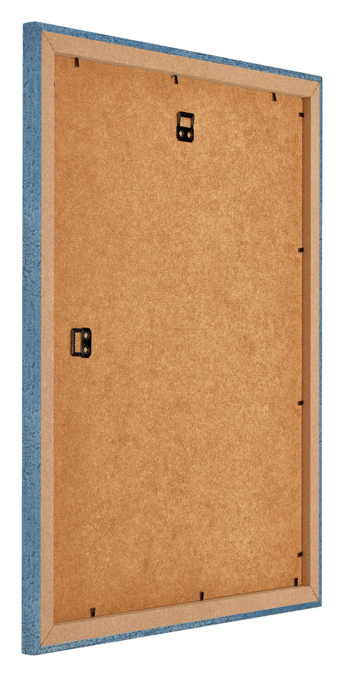 Mura MDF Fotolijst 35x45cm Helder Blauw Geveegd Achterzijde Schuin | Yourdecoration.nl