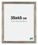 Mura MDF Fotolijst 35x45cm Metaal Vintage Voorzijde Maat | Yourdecoration.nl