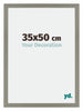 Mura MDF Fotolijst 35x50cm Grijs Voorzijde Maat | Yourdecoration.nl