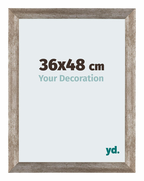 Mura MDF Fotolijst 36x48cm Metaal Vintage Voorzijde Maat | Yourdecoration.nl