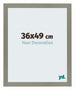 Mura MDF Fotolijst 36x49cm Grijs Voorzijde Maat | Yourdecoration.nl