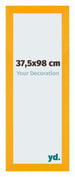 Mura MDF Fotolijst 37 5x98cm Geel Voorzijde Maat | Yourdecoration.nl