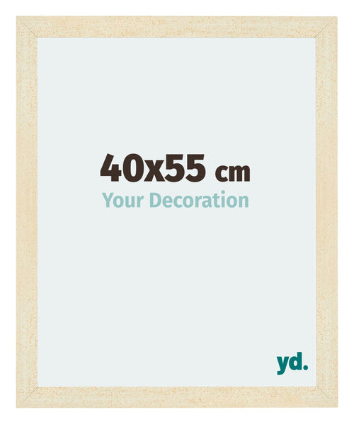 Mura MDF Fotolijst 40x55cm Zand Geveegd Voorzijde Maat | Yourdecoration.nl