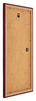 Mura MDF Fotolijst 40x70cm Wijnrood Geveegd Achterzijde Schuin | Yourdecoration.nl