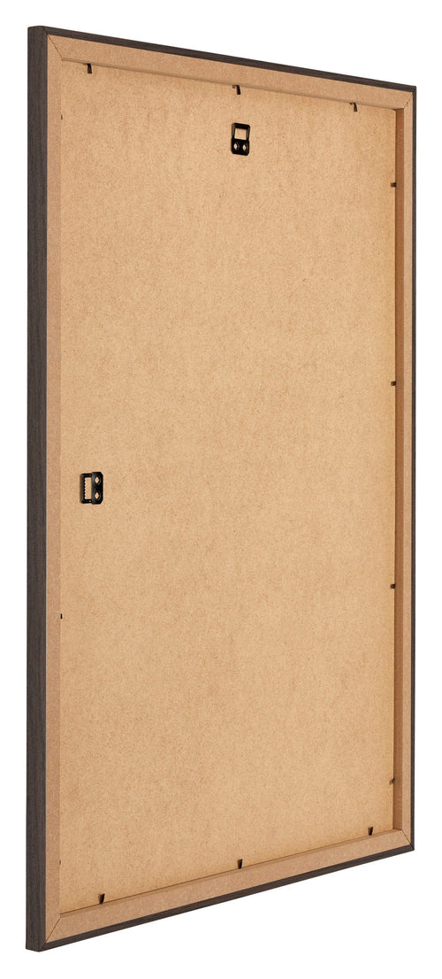 Mura MDF Fotolijst 42x60cm Eiken Donker Achterzijde Schuin | Yourdecoration.nl