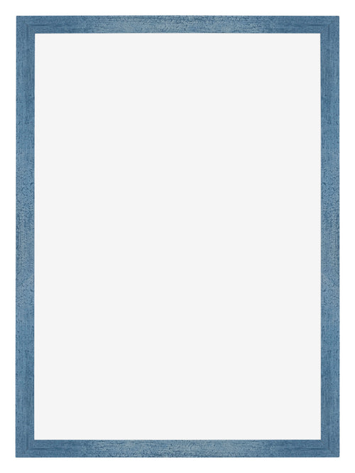 Mura MDF Fotolijst 42x60cm Helder Blauw Geveegd Voorzijde | Yourdecoration.nl