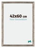 Mura MDF Fotolijst 42x60cm Metaal Vintage Voorzijde Maat | Yourdecoration.nl