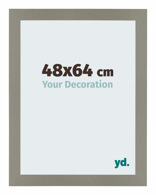 Mura MDF Fotolijst 48x64cm Antraciet Voorzijde Maat | Yourdecoration.nl