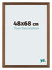 Mura MDF Fotolijst 48x68cm Koper Decor Voorzijde Maat | Yourdecoration.nl