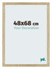 Mura MDF Fotolijst 48x68cm Sonoma Eiken Voorzijde Maat | Yourdecoration.nl