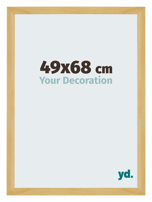 Mura MDF Fotolijst 49x68cm Grenen Decor Voorzijde Maat | Yourdecoration.nl
