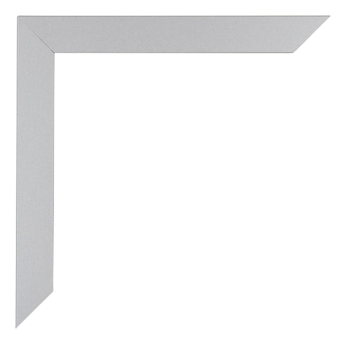 Mura MDF Fotolijst 50x100cm Zilver Mat Detail Hoek | Yourdecoration.nl