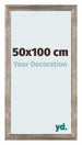 Mura MDF Fotolijst 50x100cm Metaal Vintage Voorzijde Maat | Yourdecoration.nl