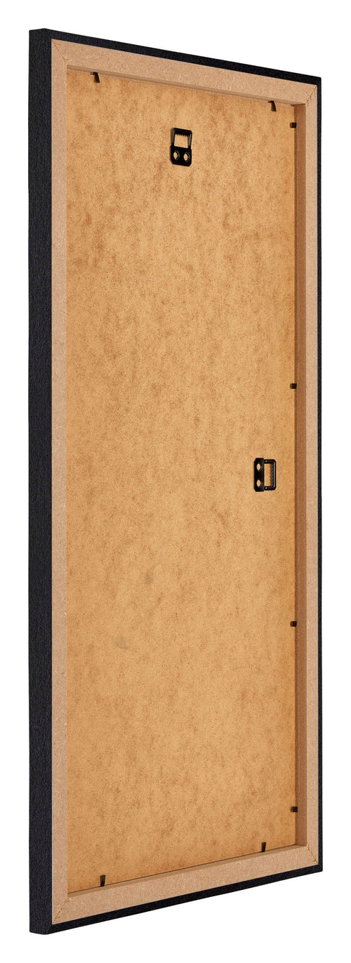 Mura MDF Fotolijst 50x100cm Zwart Mat Achterzijde Schuin | Yourdecoration.nl