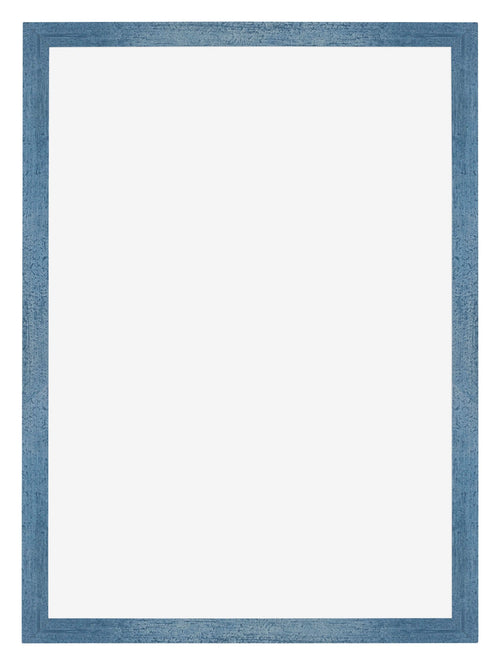 Mura MDF Fotolijst 50x70cm Helder Blauw Geveegd Voorzijde | Yourdecoration.nl