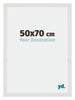Mura MDF Fotolijst 50x70cm Wit Mat Voorzijde Maat | Yourdecoration.nl