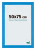 Mura MDF Fotolijst 50x75cm Helder Blauw Voorzijde Maat | Yourdecoration.nl