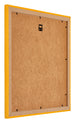 Mura MDF Fotolijst 55x55cm Geel Achterzijde Schuin | Yourdecoration.nl