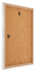 Mura MDF Fotolijst 55x65cm Zilver Glanzend Vintage Achterzijde Schuin | Yourdecoration.nl