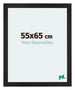 Mura MDF Fotolijst 55x65cm Zwart Houtnerf Voorzijde Maat | Yourdecoration.nl