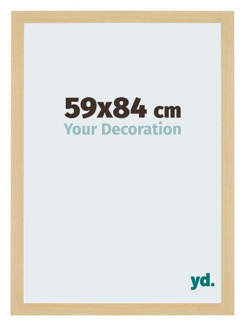Mura MDF Fotolijst 59x84cm Ahorn Decor Voorzijde Maat | Yourdecoration.nl