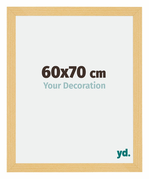 Mura MDF Fotolijst 60x70cm Beuken Decor Voorzijde Maat | Yourdecoration.nl