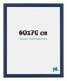 Mura MDF Fotolijst 60x70cm Donkerblauw Geveegd Voorzijde Maat | Yourdecoration.nl