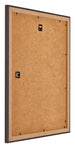Mura MDF Fotolijst 60x70cm Eiken Donker Achterzijde Schuin | Yourdecoration.nl