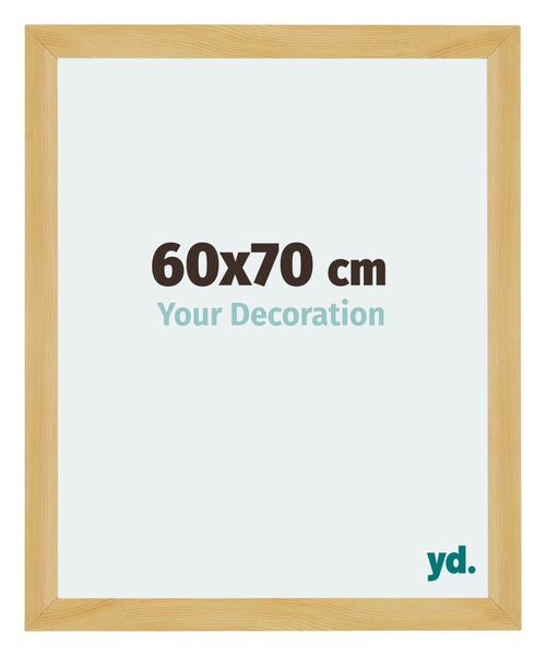 Mura MDF Fotolijst 60x70cm Grenen Decor Voorzijde Maat | Yourdeocration.nl
